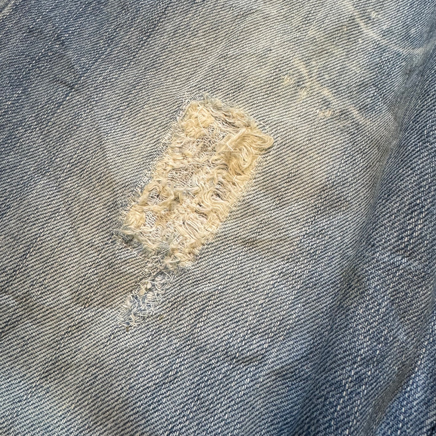 Dolce & Gabbana ripped and reworked denim jeans