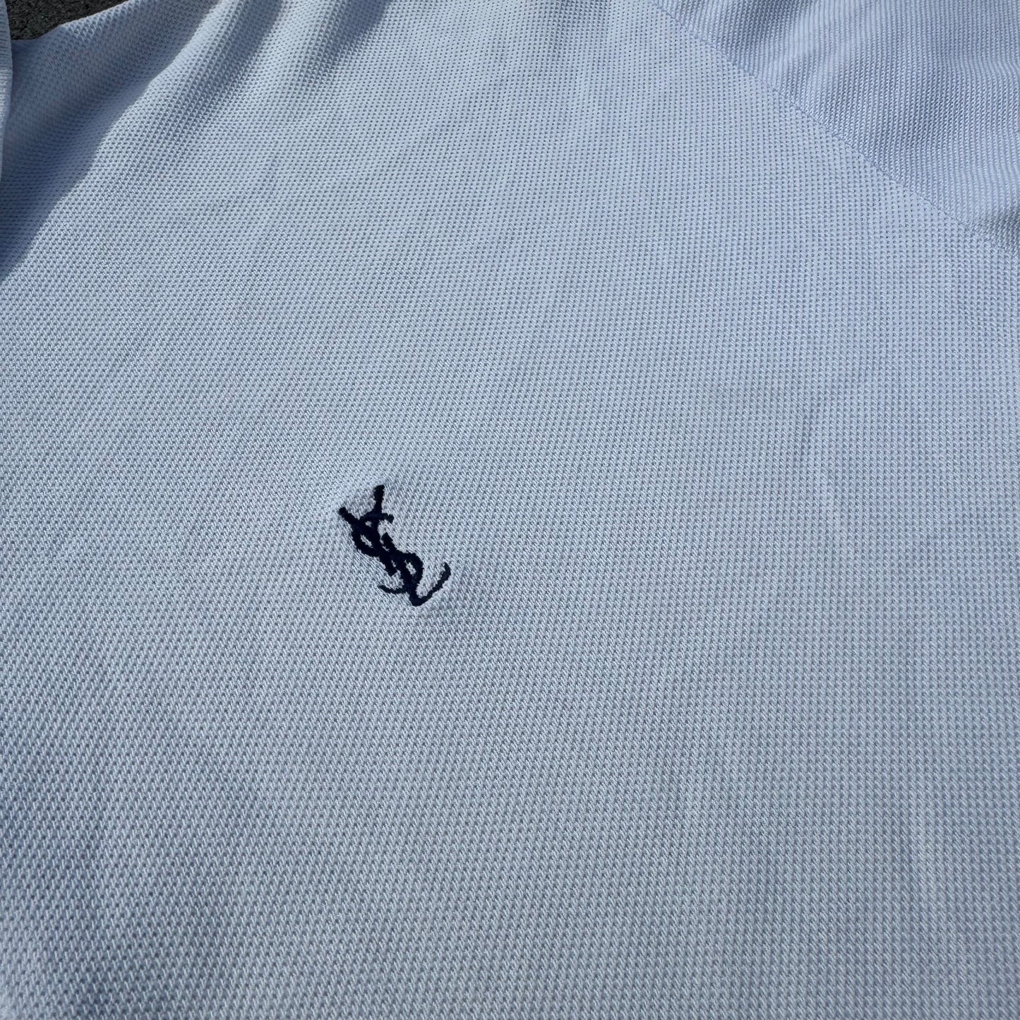 Yves Saint Laurent vintage white poloshirt