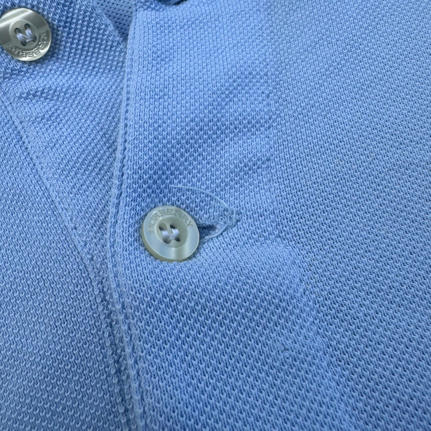 Burberry London skyblue vintage poloshirt