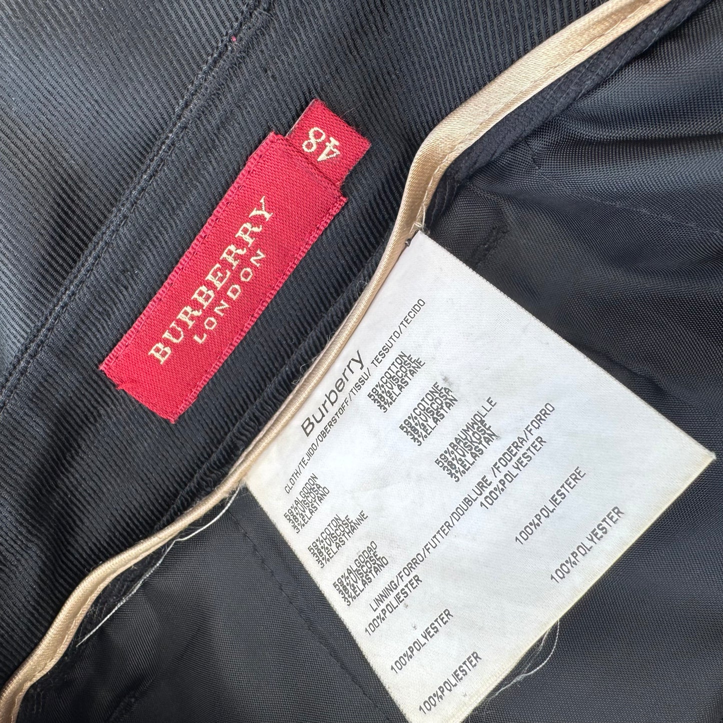 Burberry vintage suit pants