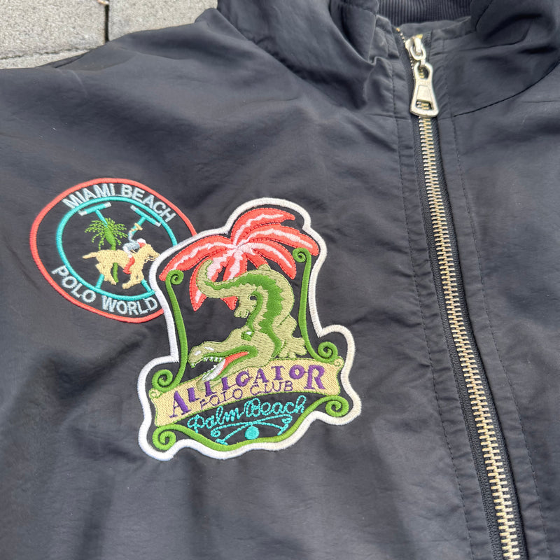 Detailansicht: Sourced limited accessories and clothes La Martina Palm Beach jacket – Logo, Nähte oder Material