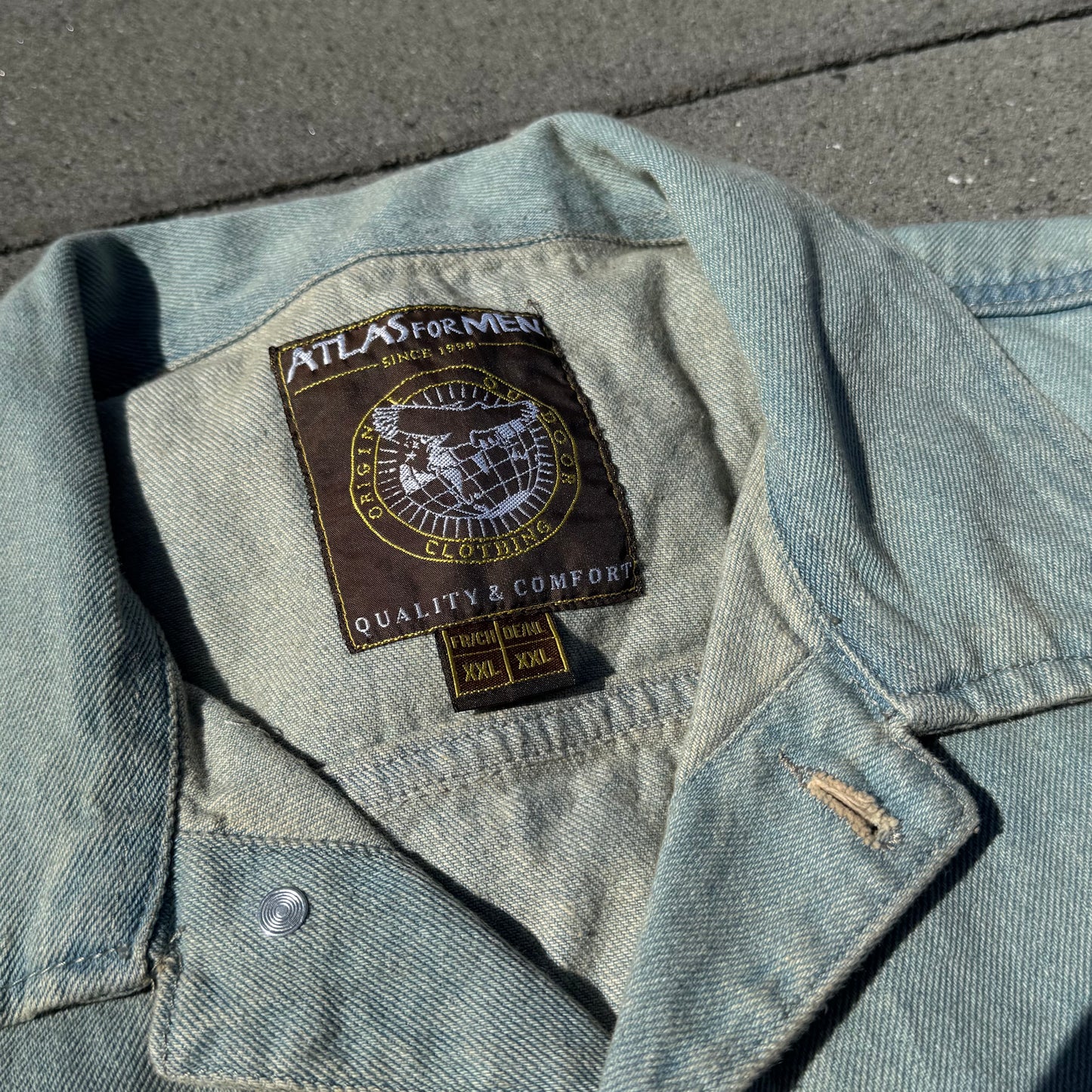 Atlas vintage denim vest