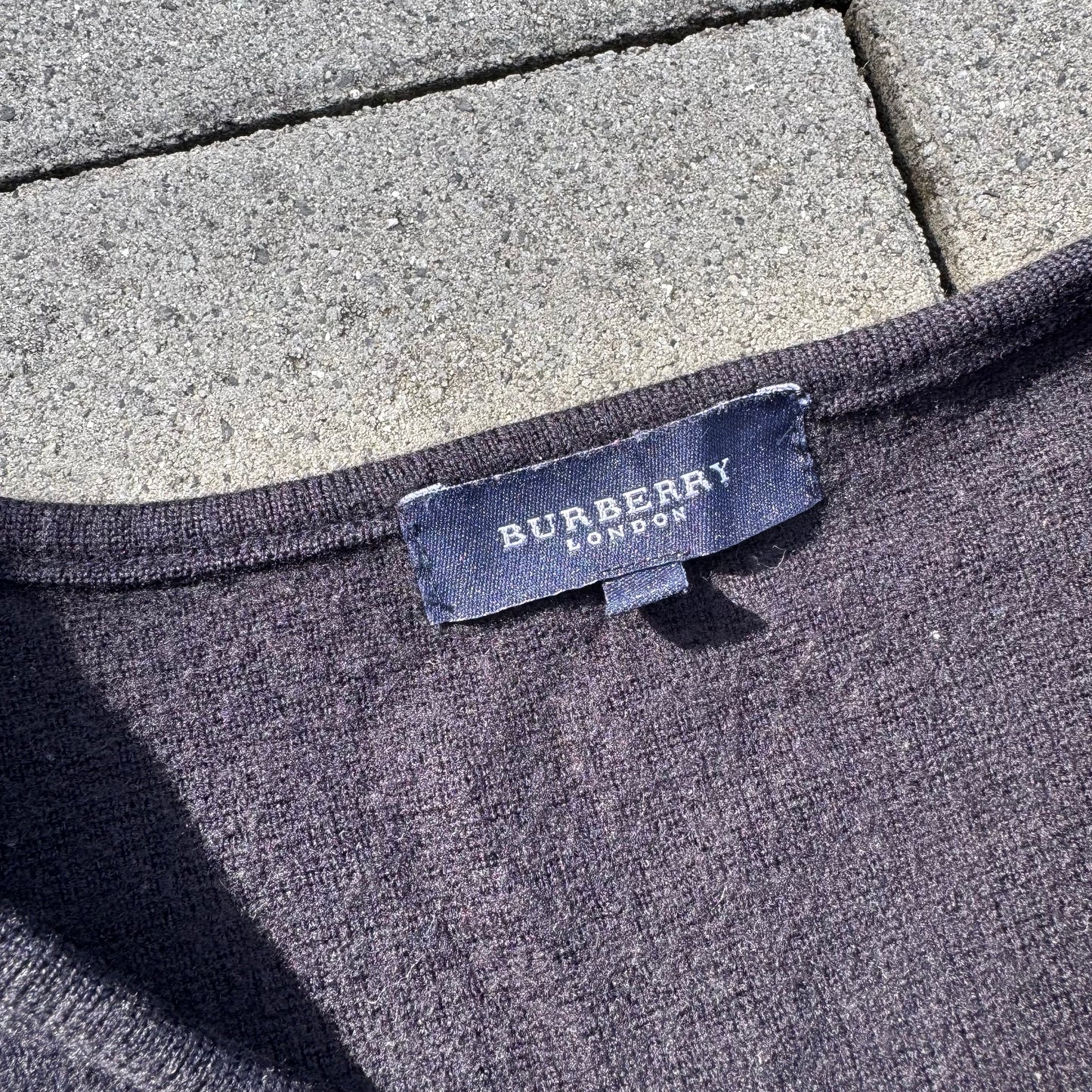 Burberry London knitted vest