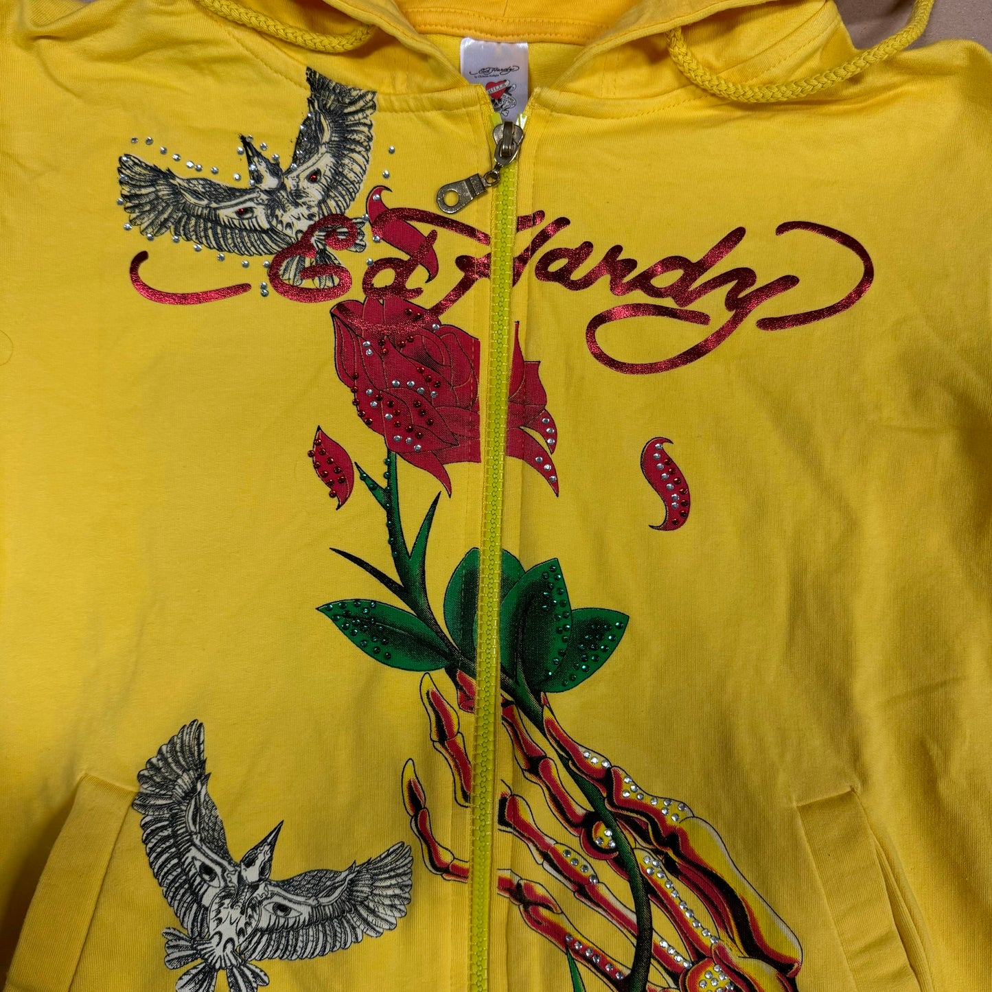 Ed Hardy zip-up hoodie