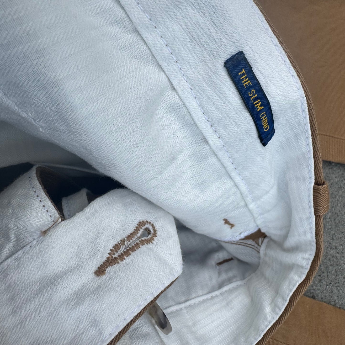 Polo Ralph Lauren classic brown slim chinos