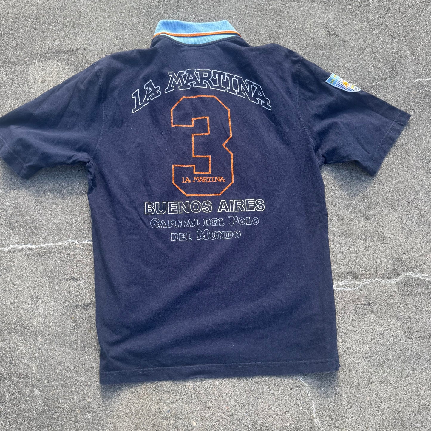 La Martina pride buenos aires blue poloshirt