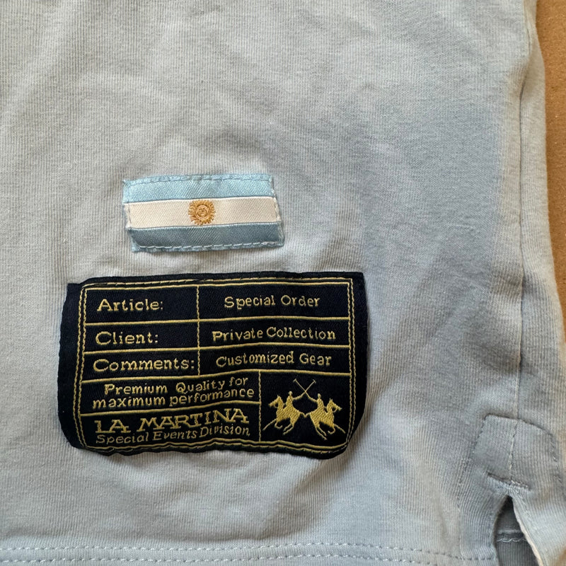 Detailansicht: Sourced limited accessories and clothes La Martina Argentina polo – Logo, Nähte oder Material