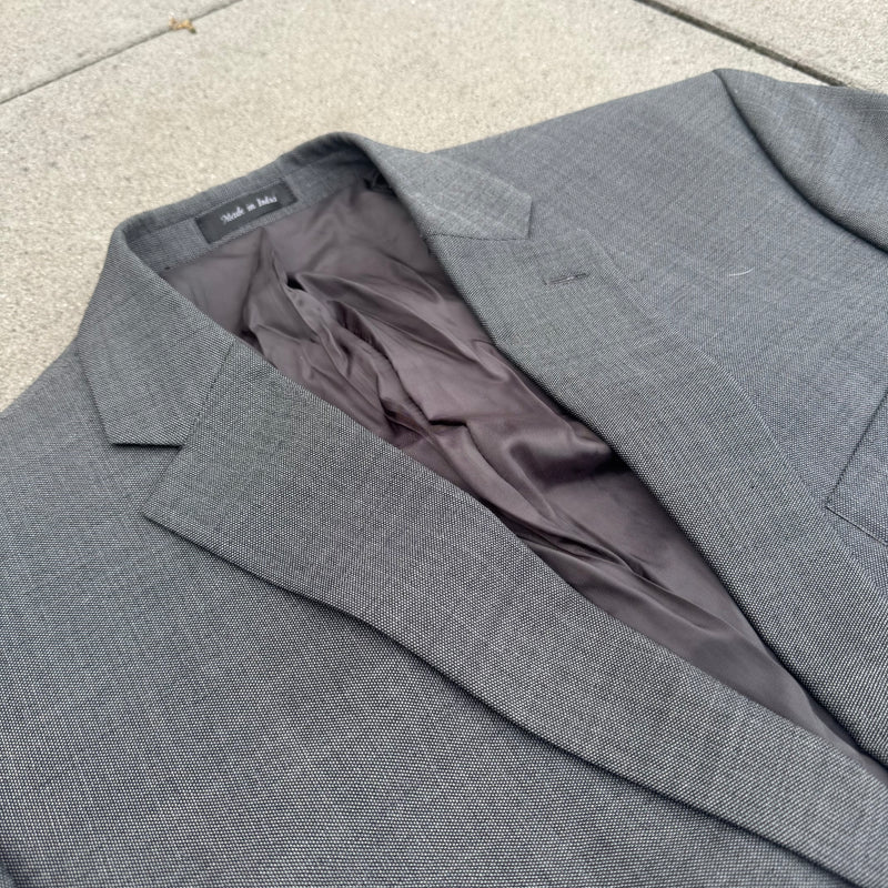 Detailansicht: Sourced limited accessories and clothes Polo Ralph Lauren grey blazer – Logo, Nähte oder Material