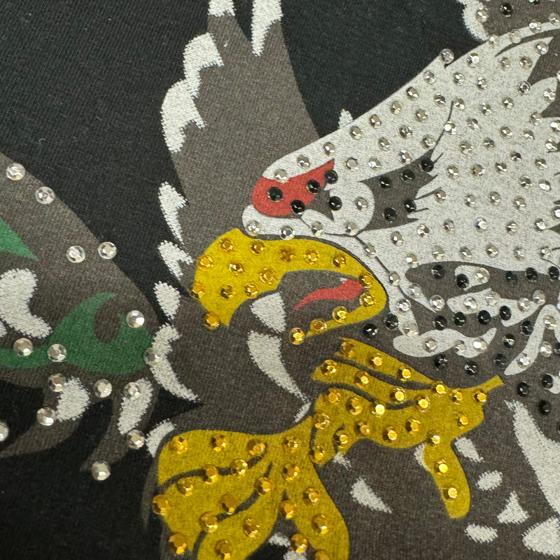 Detailansicht: Mein Shop Black ealge Ed Hardy T-shirt – Logo, Nähte oder Material