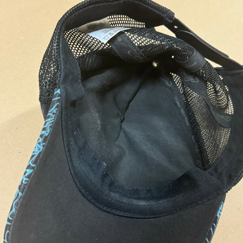 Detailansicht: Sourced limited accessories and clothes Ed Hardy pattern cap – Logo, Nähte oder Material