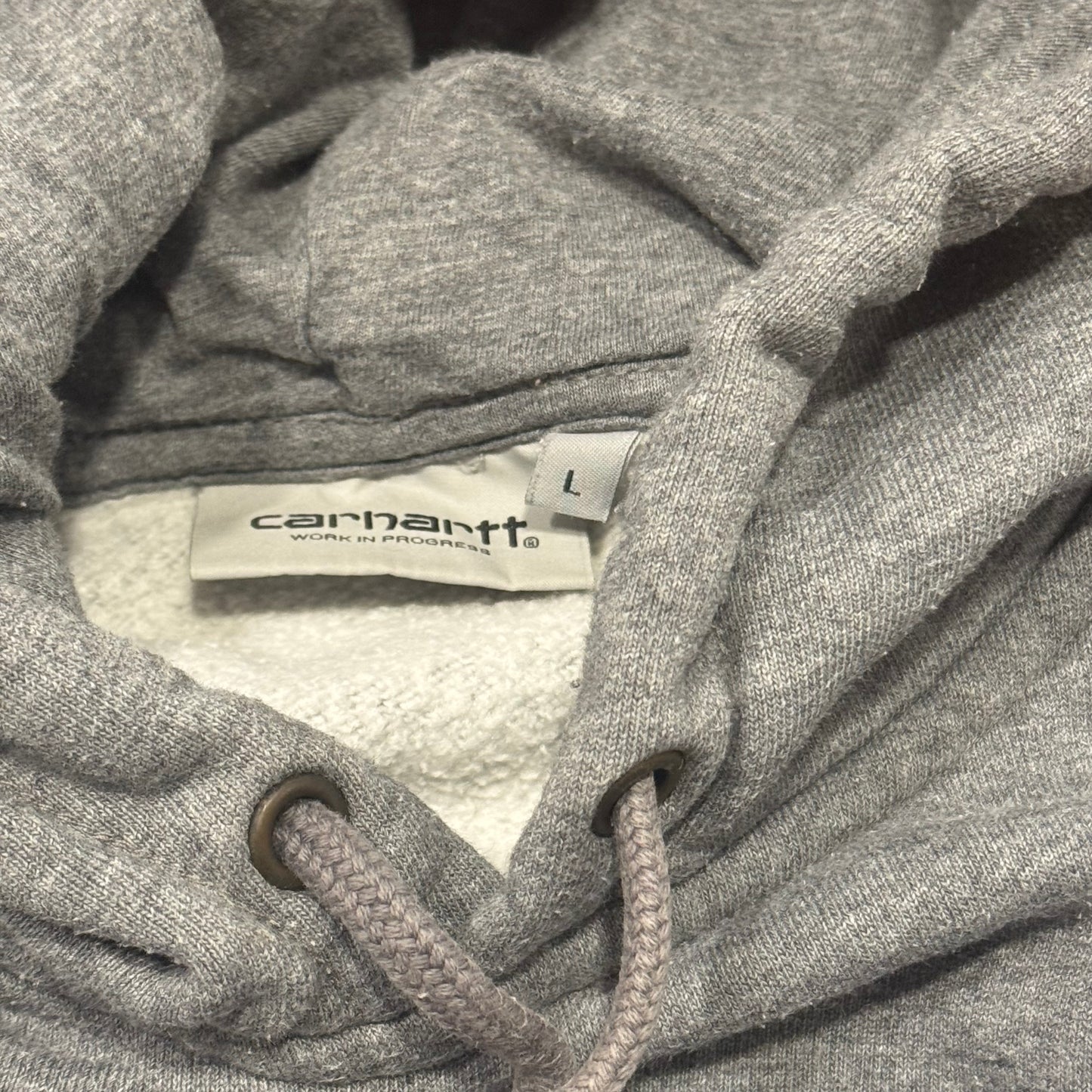 Carhartt work in progress grey hoodie