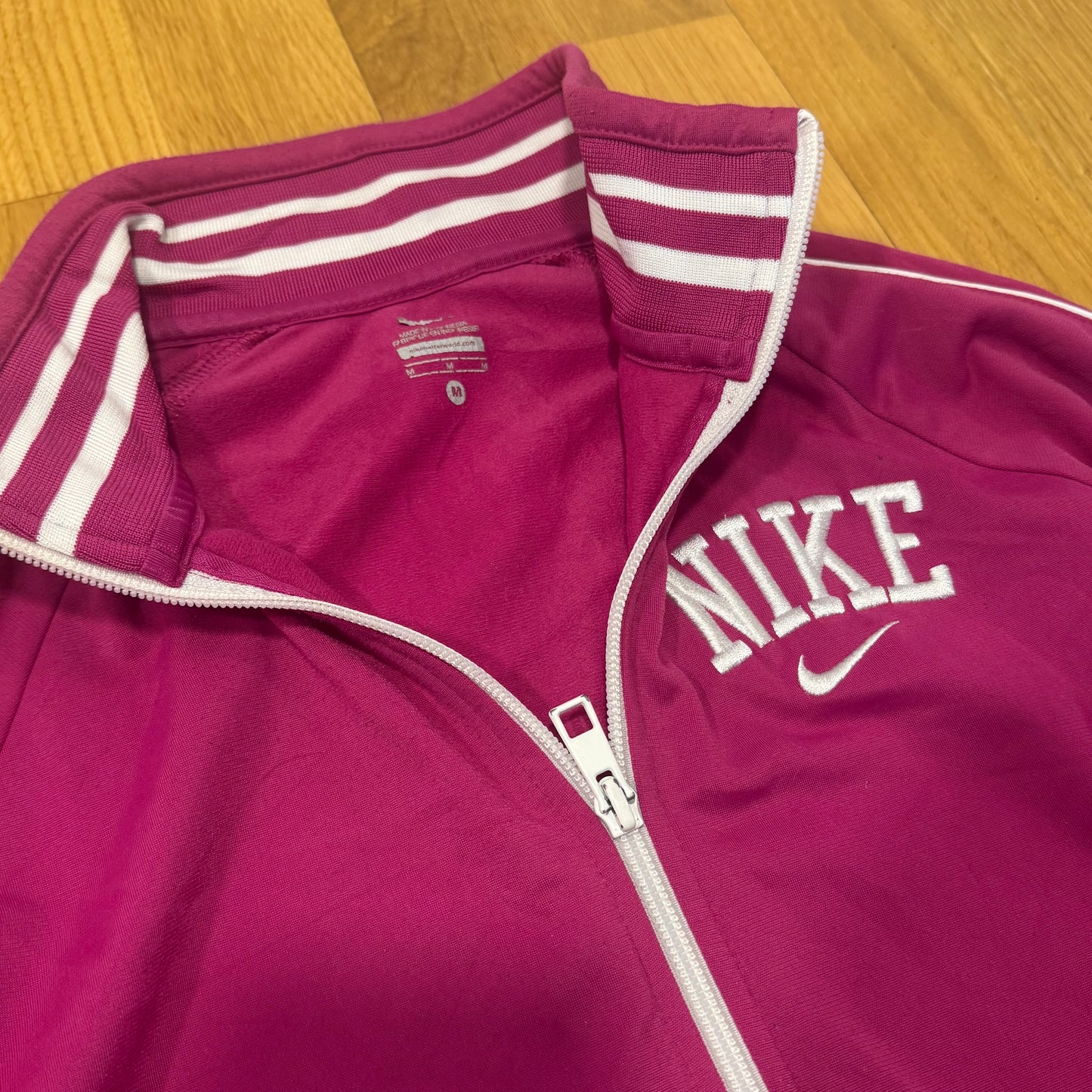 Nike y2k vintage pink track jacket