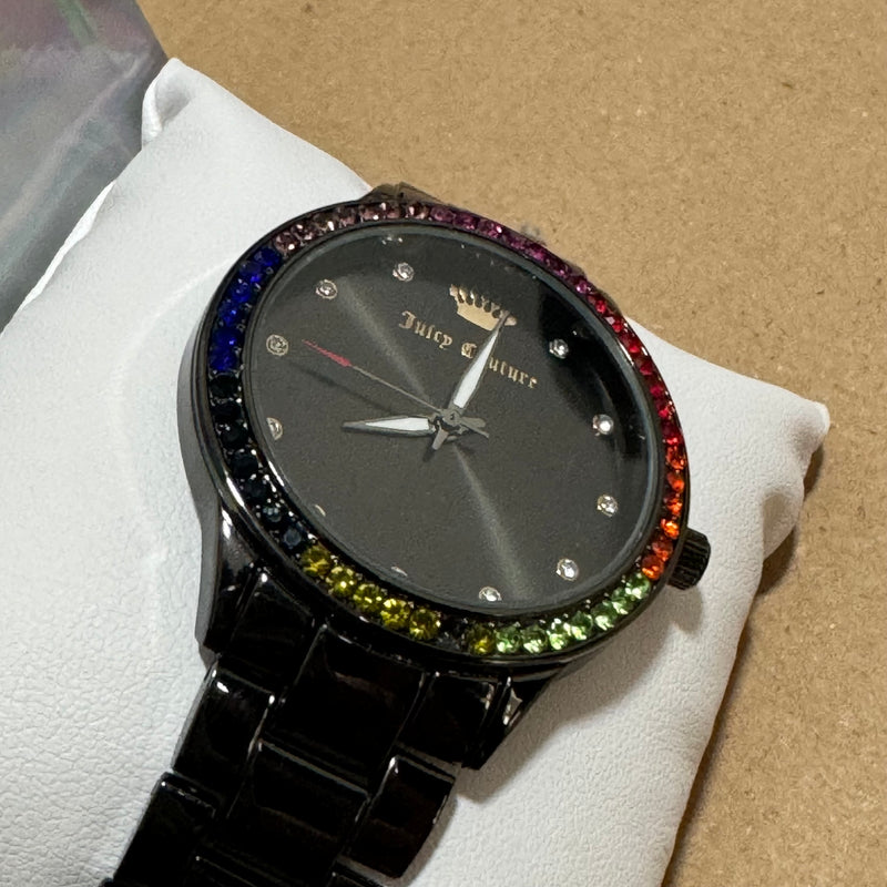 Detailansicht: Sourced limited accessories and clothes Juicy Couture Los Angeles watch – Logo, Nähte oder Material