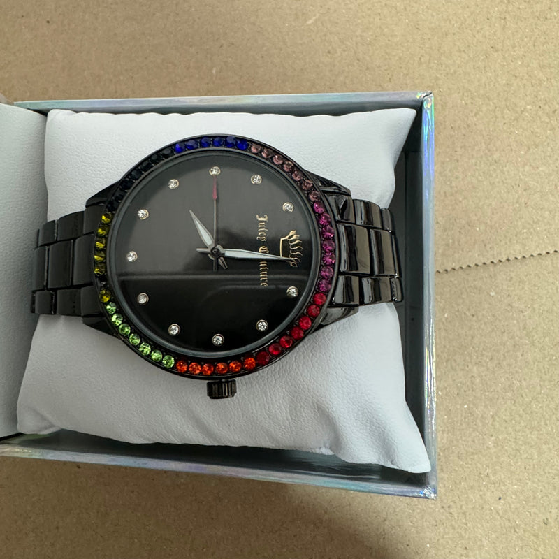 Detailansicht: Sourced limited accessories and clothes Juicy Couture Los Angeles watch – Logo, Nähte oder Material