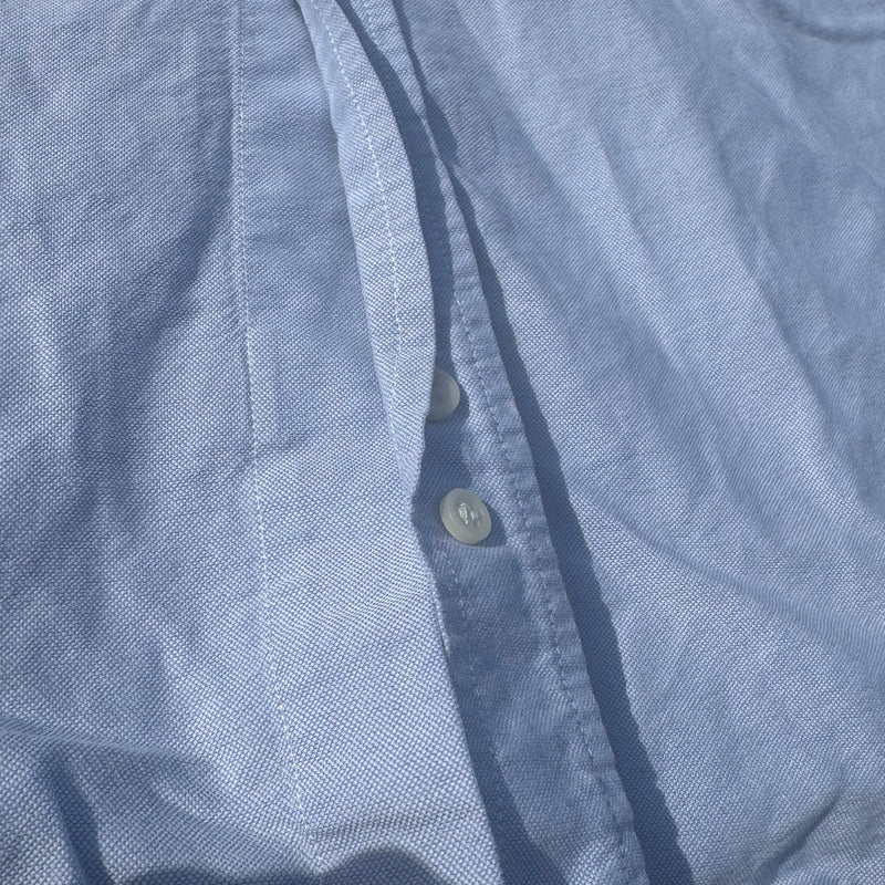 Detailansicht: Sourced limited accessories and clothes Chemise Burberry London skyblue vintage shirt – Logo, Nähte oder Material