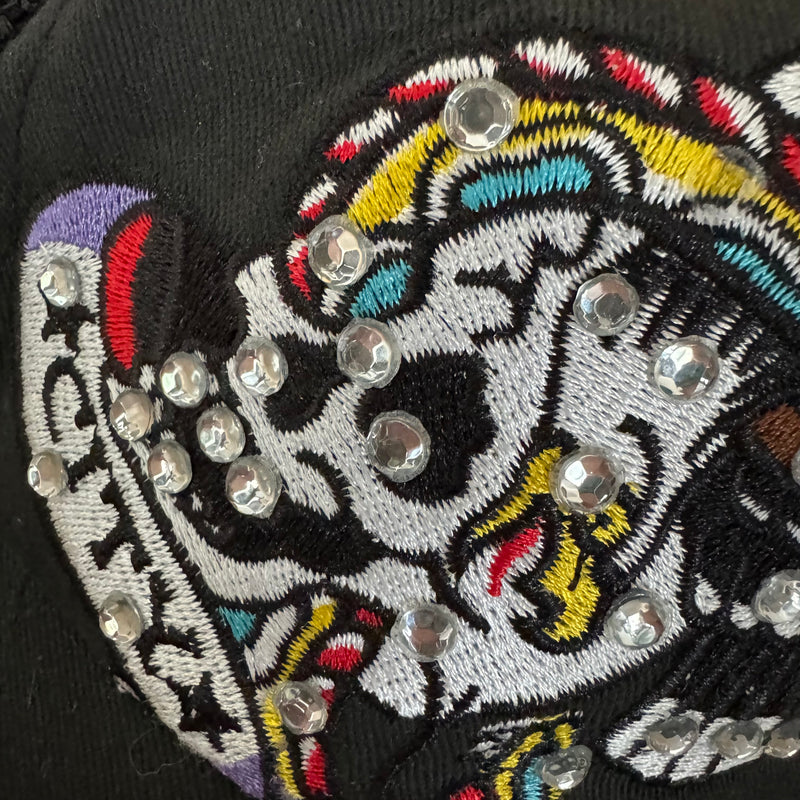 Detailansicht: Sourced limited accessories and clothes Ed Hardy cap – Logo, Nähte oder Material