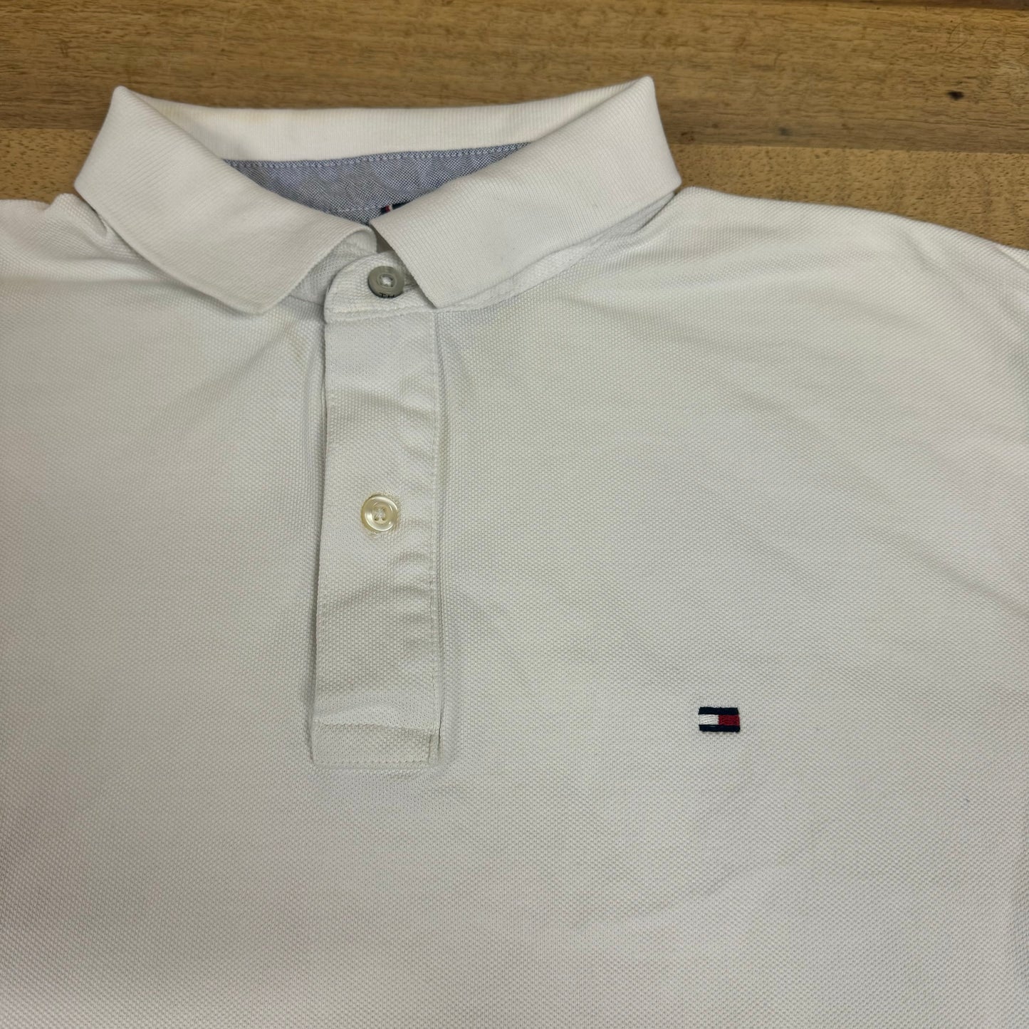 tommy Hilfiger white polo