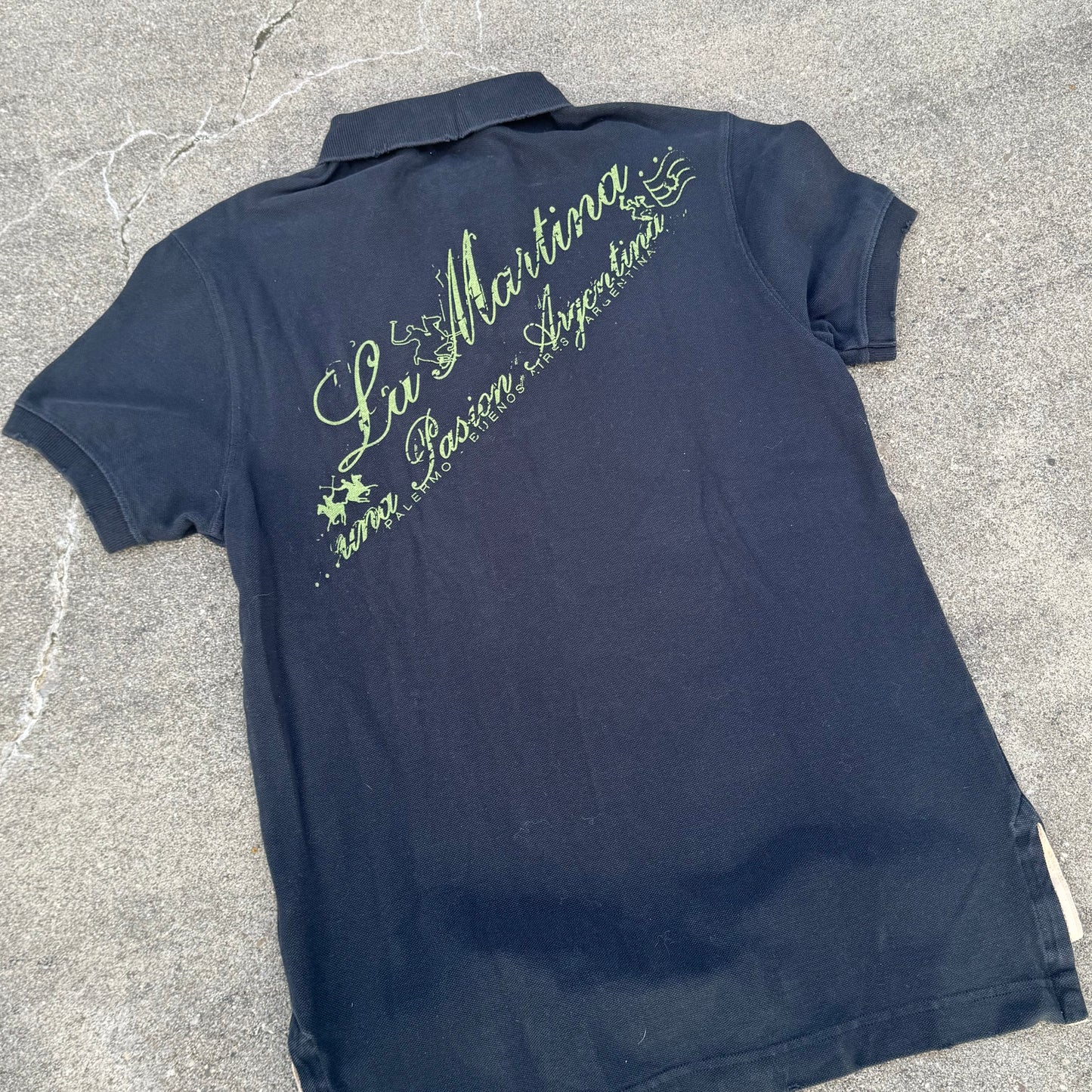 La Martina Buenos Aires no 3 vintage poloshirt
