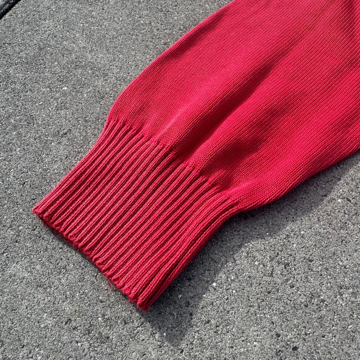 Burberry London vintage knitted zip-up