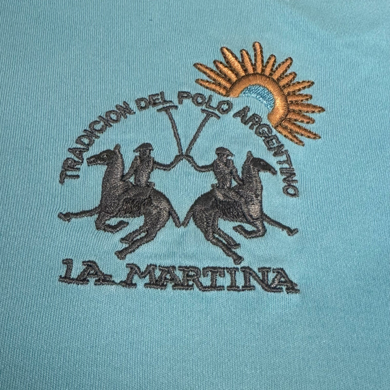Detailansicht: Sourced limited accessories and clothes La Martina Argentina polo shirt – Logo, Nähte oder Material
