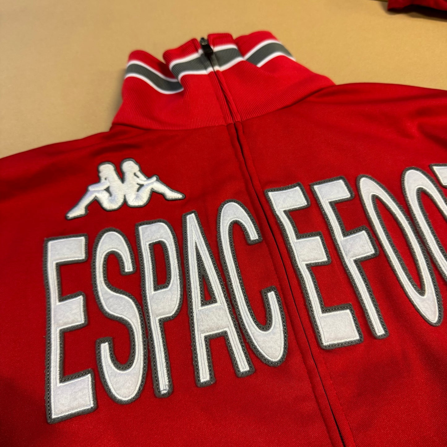 Espace Foot vintage Kappa red track jacket