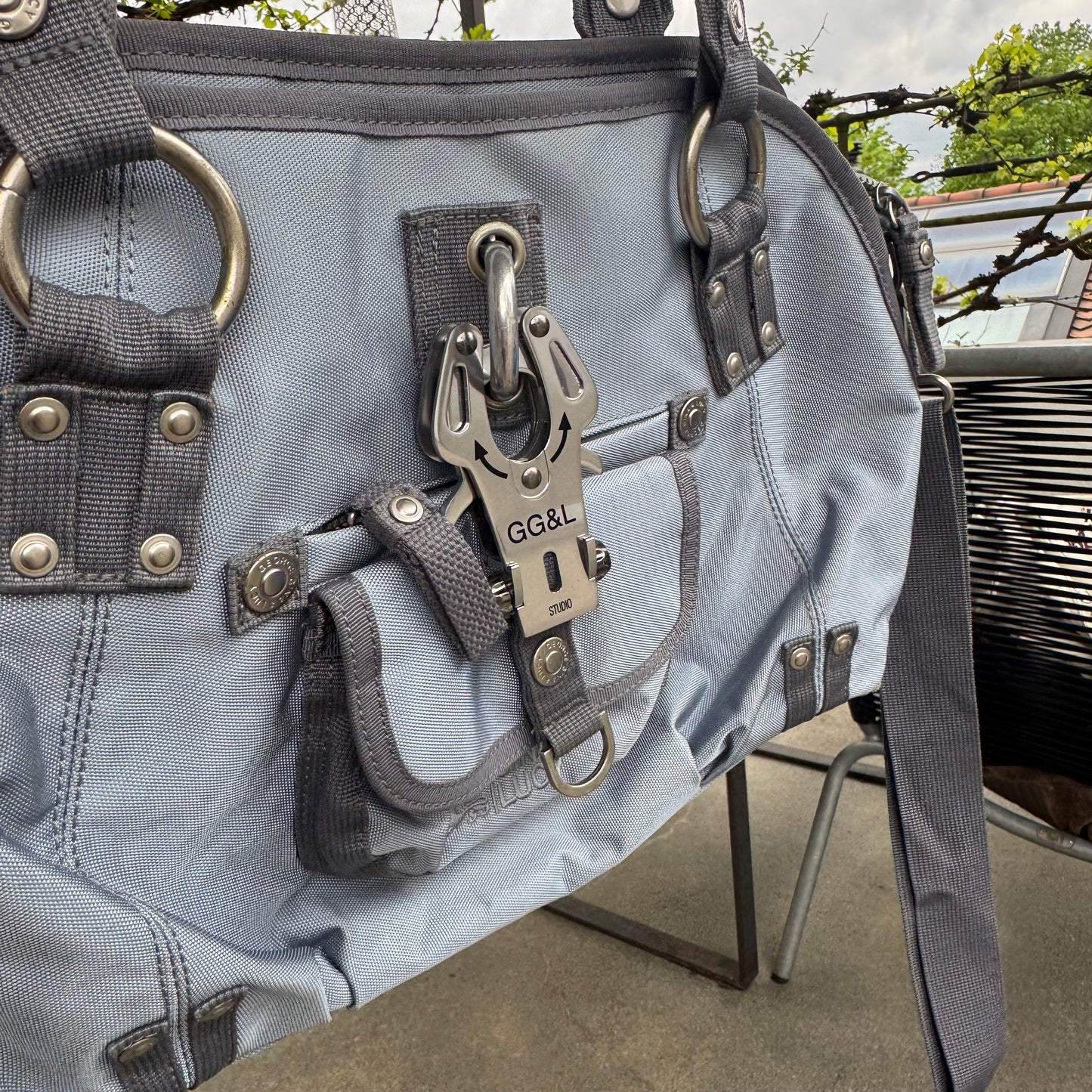 George Gina & Lucy Softwrap blue handbag