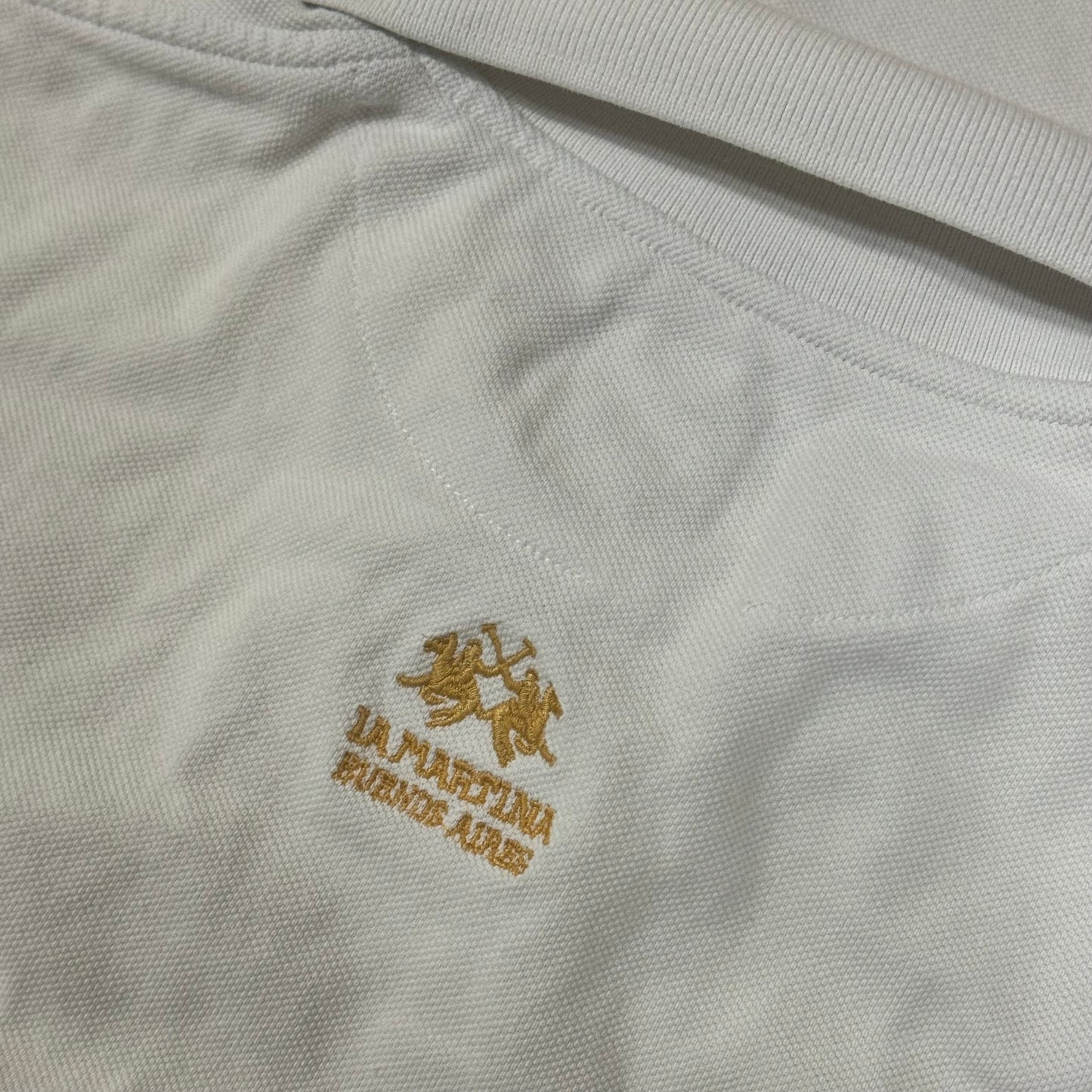 La Martina white polo