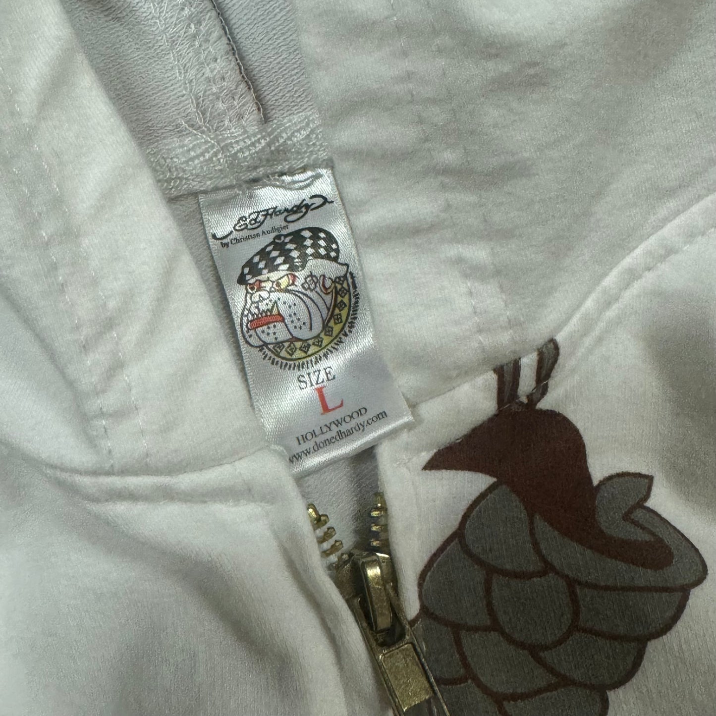 Ed Hardy zip-up hoodie