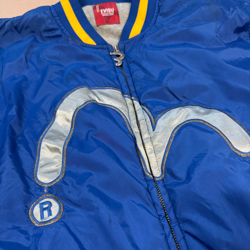 Detailansicht: Sourced limited accessories and clothes Evisu 52 used rain jacket – Logo, Nähte oder Material