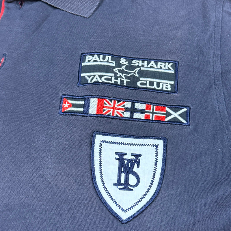 Detailansicht: Sourced limited accessories and clothes Paul and Shark Yacht Club polo – Logo, Nähte oder Material