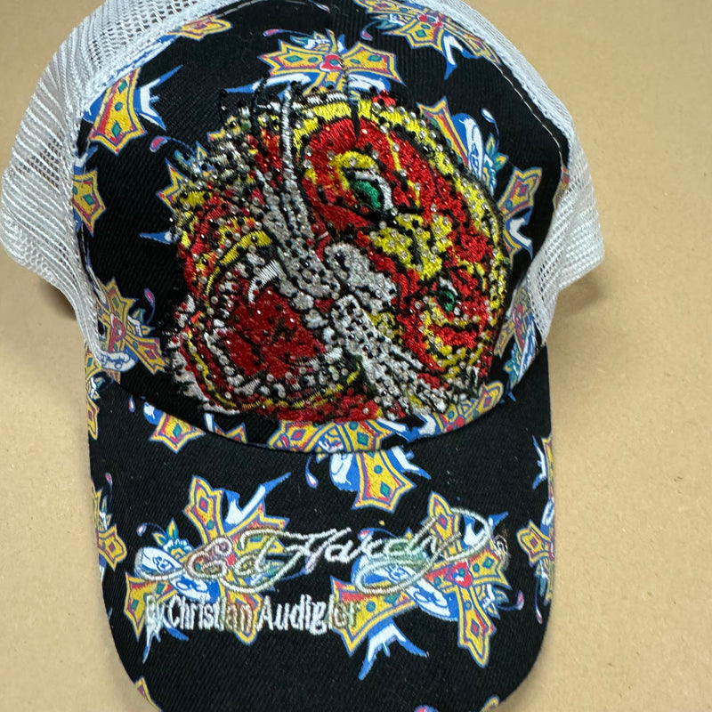 Detailansicht: Sourced limited accessories and clothes Ed Hardy Vintage Tattoo cap – Logo, Nähte oder Material
