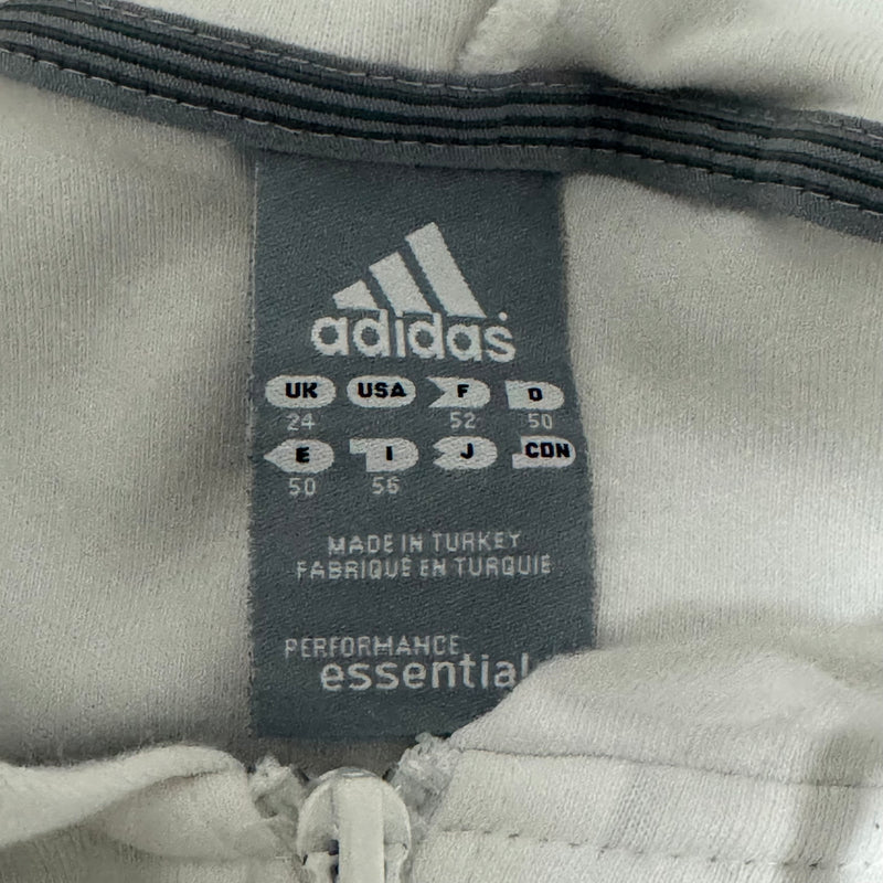 Detailansicht: Sourced limited accessories and clothes Adidas white sweat-jacket – Logo, Nähte oder Material