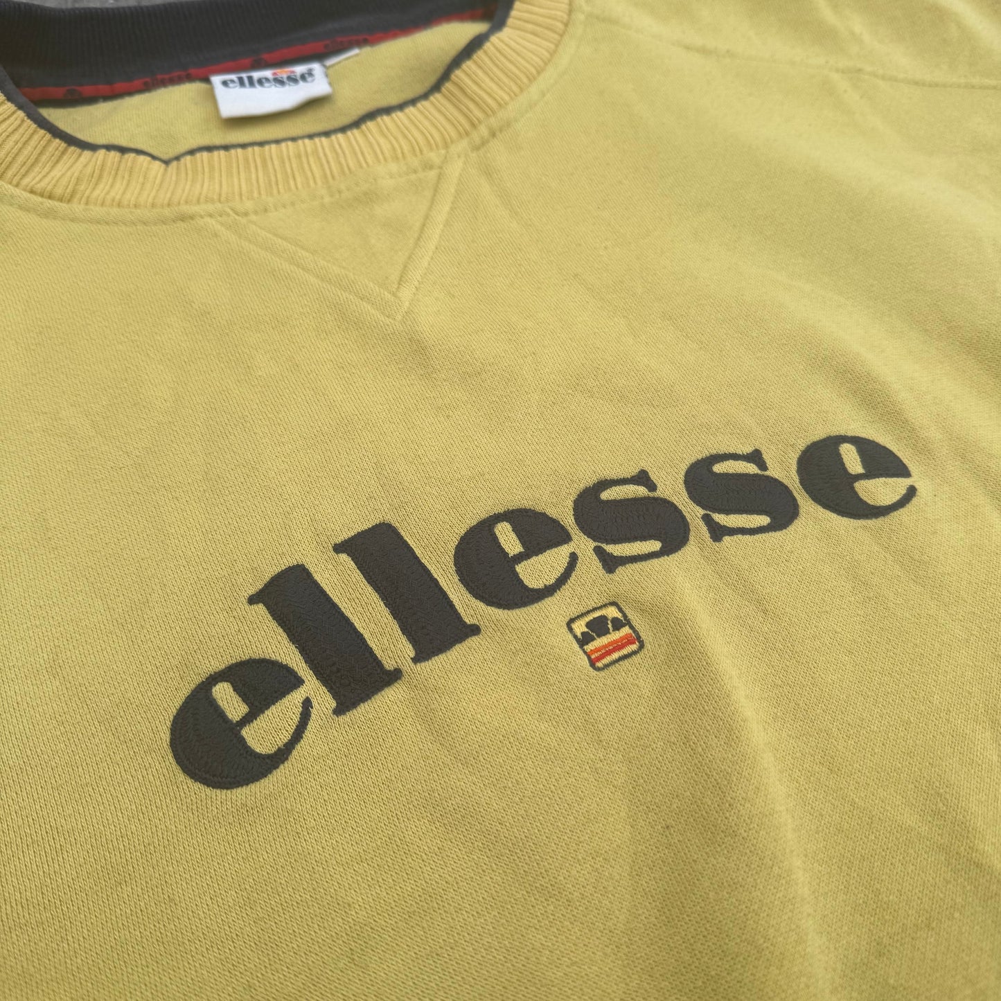 Vintage Ellesse yellow sweatshirt