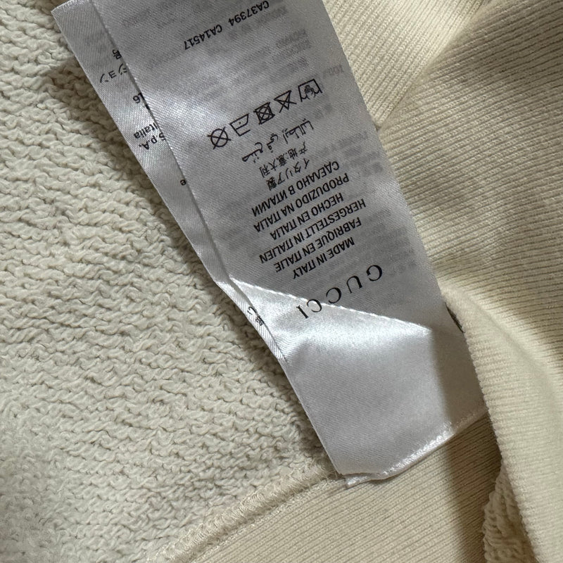 Detailansicht: Sourced limited accessories and clothes Gucci tennis hoodie – Logo, Nähte oder Material