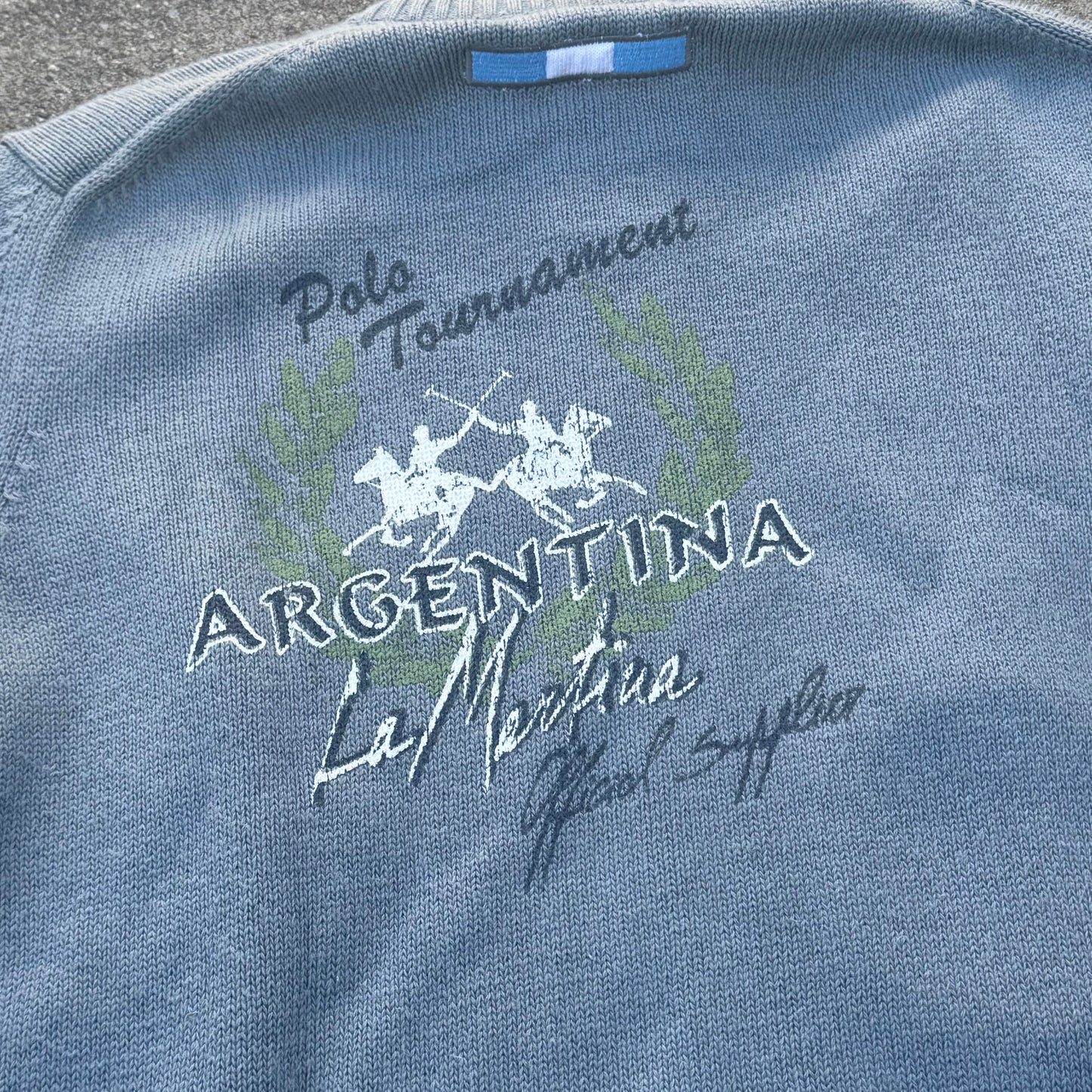 La Martina Argentina vintage knitted jacket
