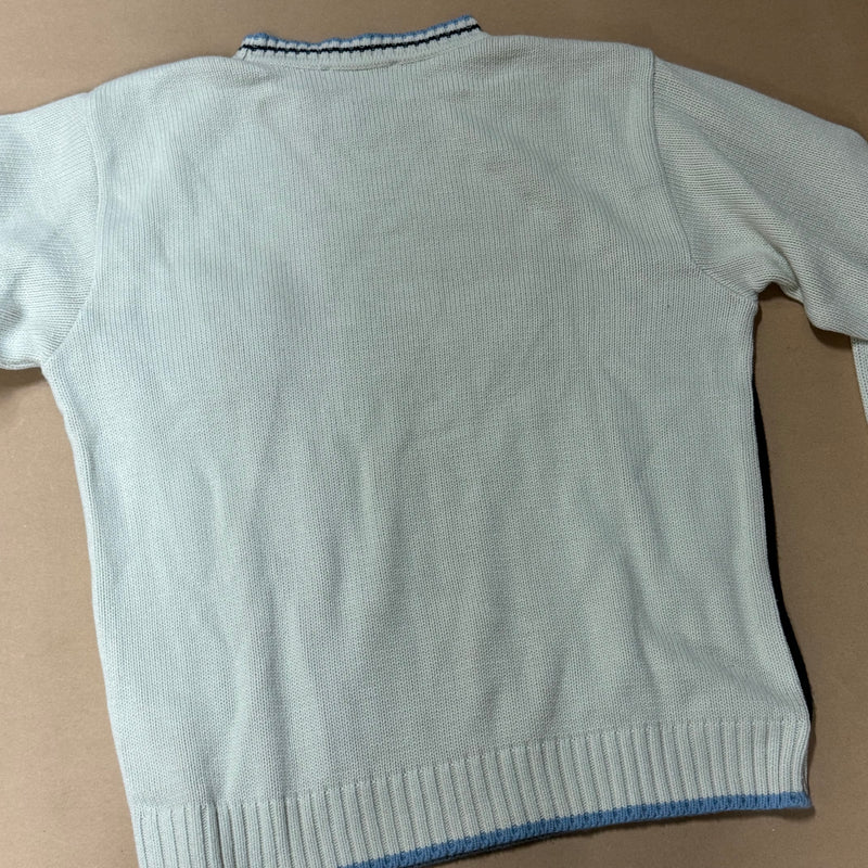 Detailansicht: Sourced limited accessories and clothes Airness knitted sweatshirt – Logo, Nähte oder Material