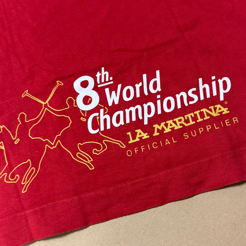 Detailansicht: Sourced limited accessories and clothes La Martina España polo – Logo, Nähte oder Material