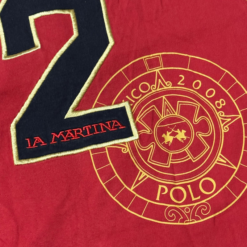 Detailansicht: Sourced limited accessories and clothes La Martina España polo – Logo, Nähte oder Material