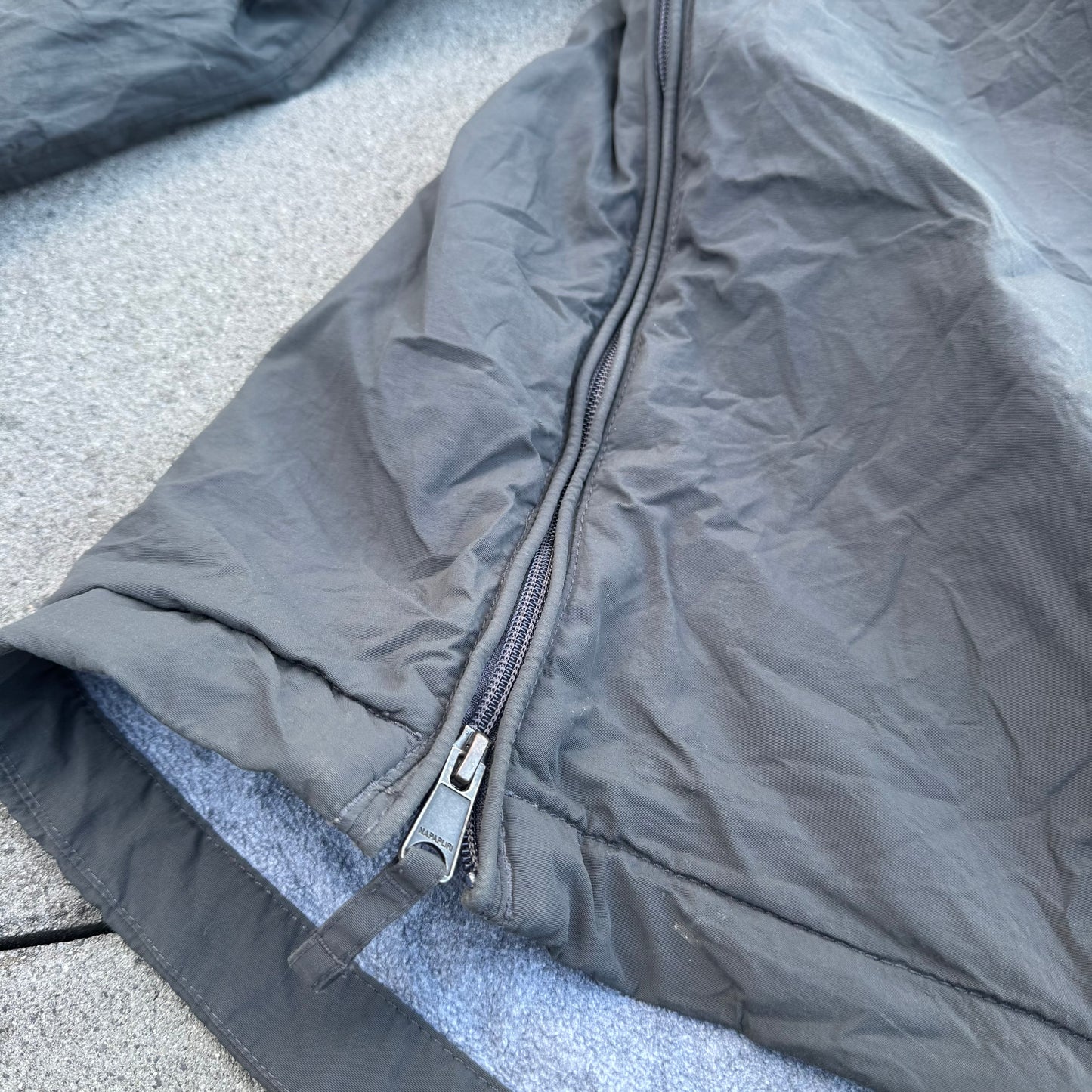 Napapijri grey quarter zip jacket