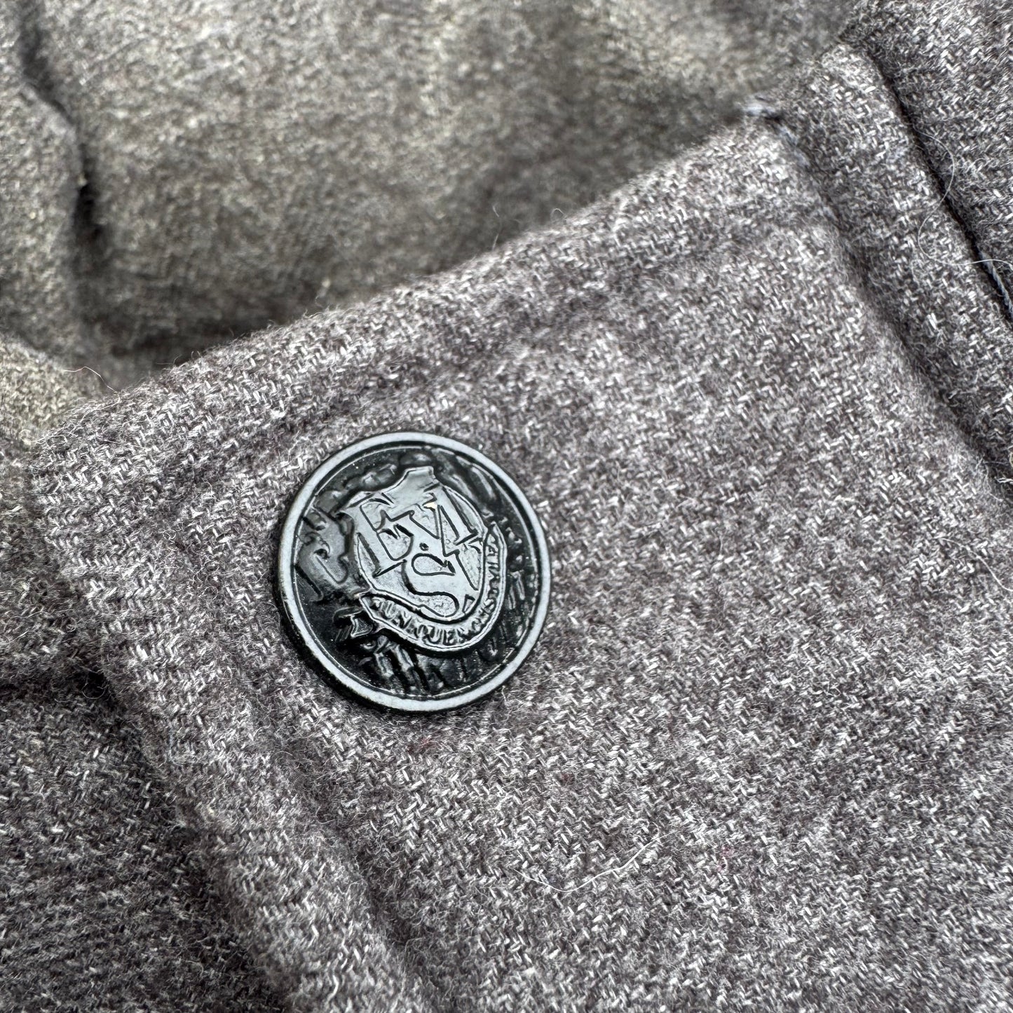 Evisu grey winter vest