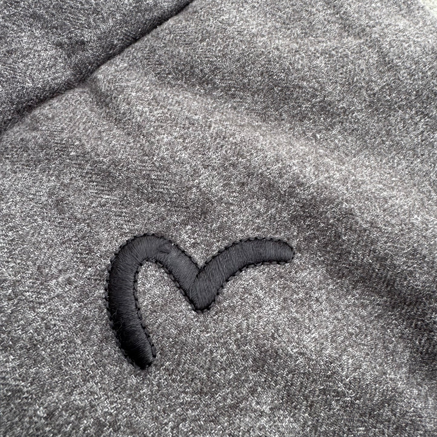 Evisu grey winter vest