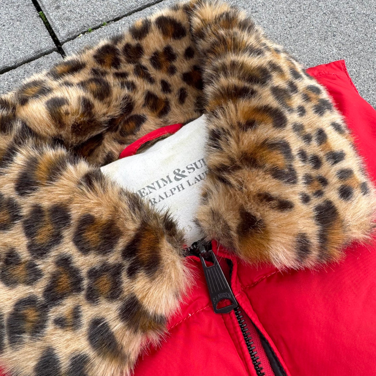 Denim & Supply Ralph Lauren red vest