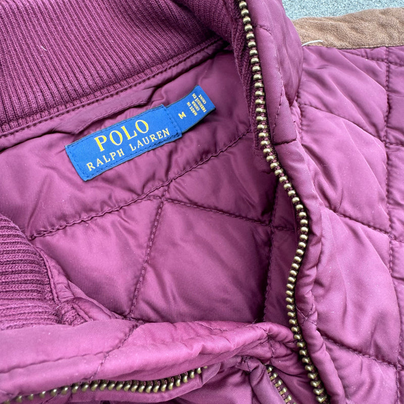 Detailansicht: Sourced limited accessories and clothes Polo Ralph Lauren burgundy women’s vest – Logo, Nähte oder Material