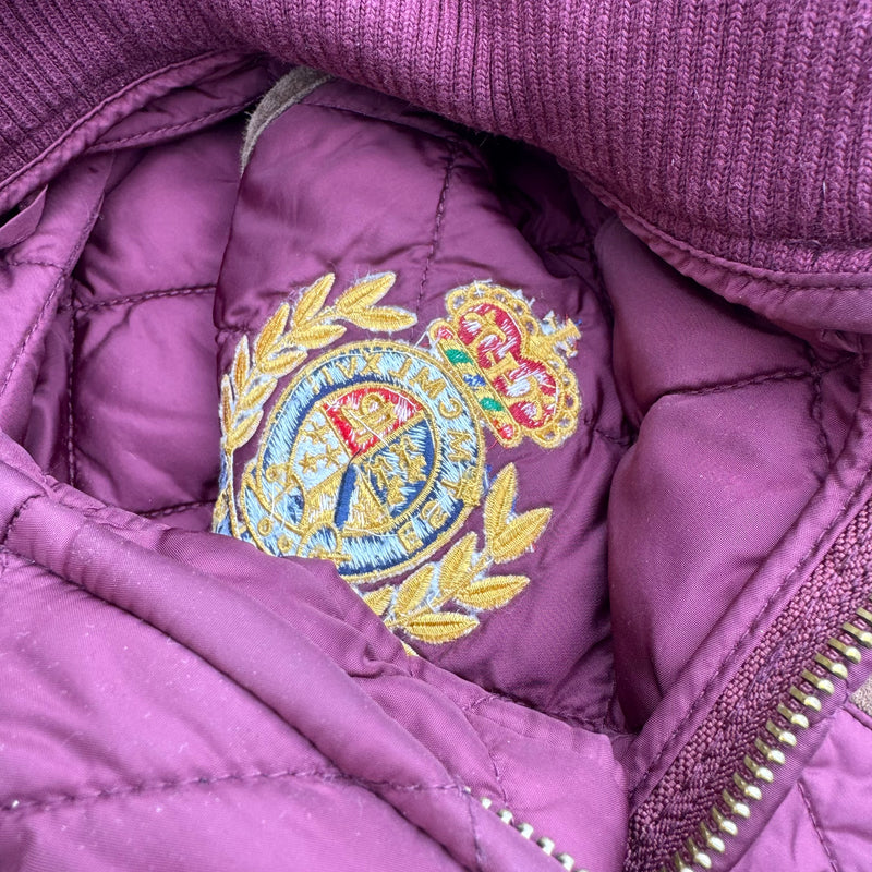 Detailansicht: Sourced limited accessories and clothes Polo Ralph Lauren burgundy women’s vest – Logo, Nähte oder Material