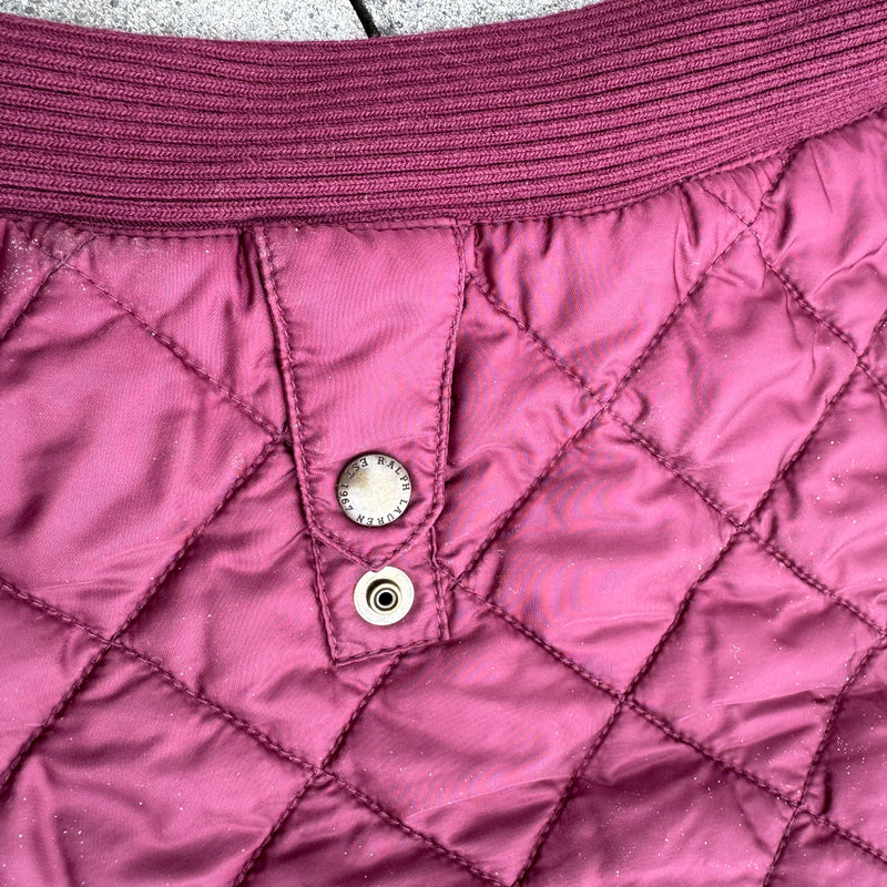 Detailansicht: Sourced limited accessories and clothes Polo Ralph Lauren burgundy women’s vest – Logo, Nähte oder Material