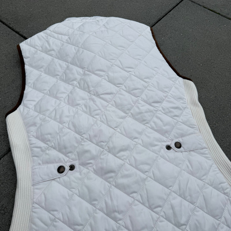 Detailansicht: Sourced limited accessories and clothes Polo Ralph Lauren white women’s vest – Logo, Nähte oder Material