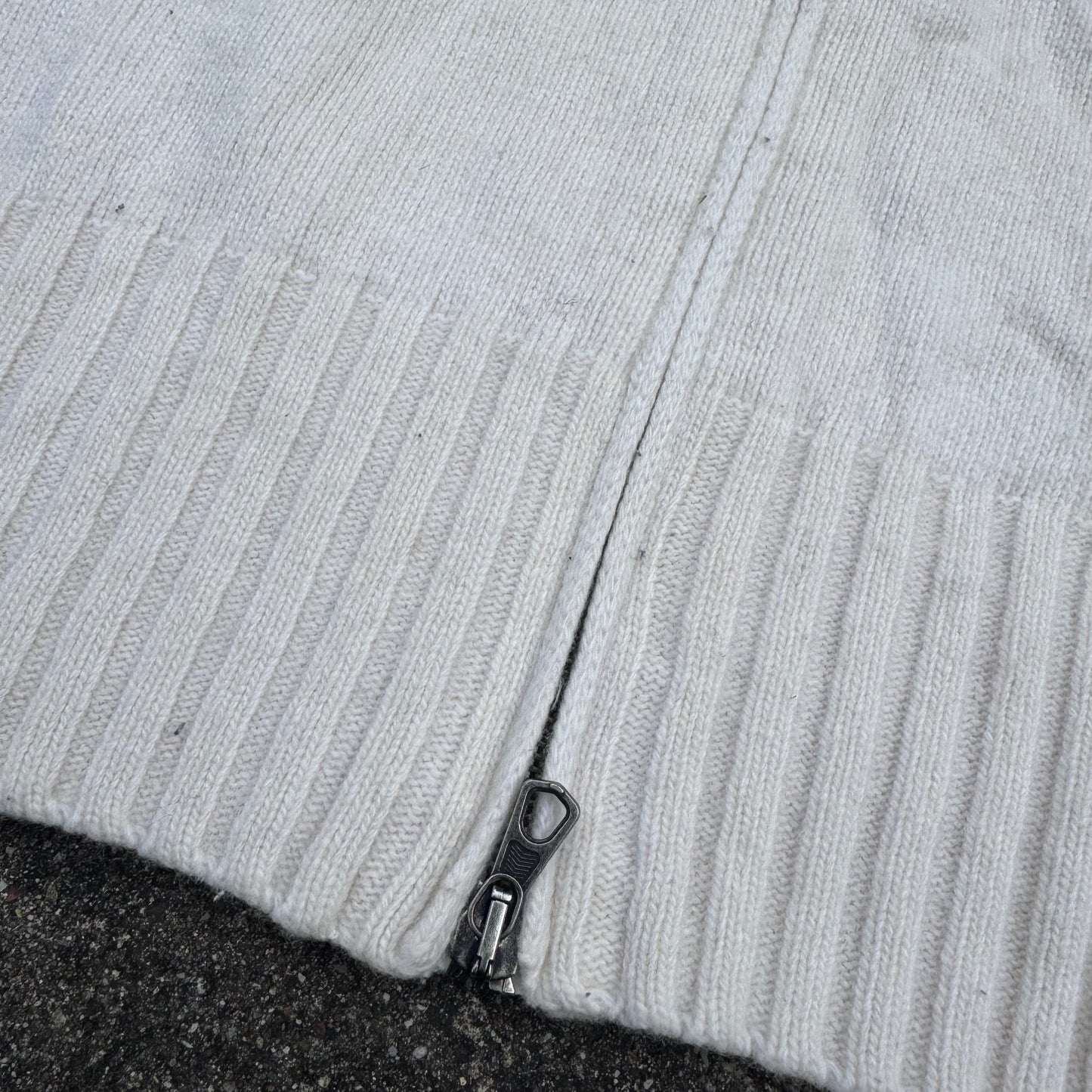 La Martina Wales vintage knitted zip-up
