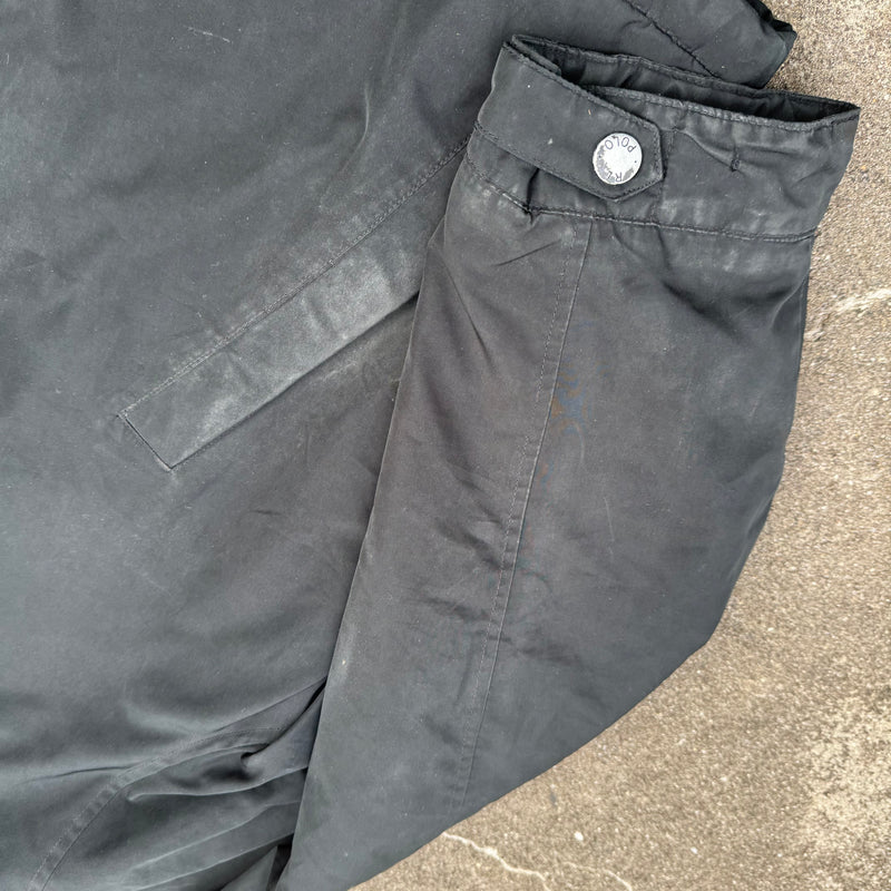 Detailansicht: Sourced limited accessories and clothes Polo Ralph Lauren vintage black jacket – Logo, Nähte oder Material
