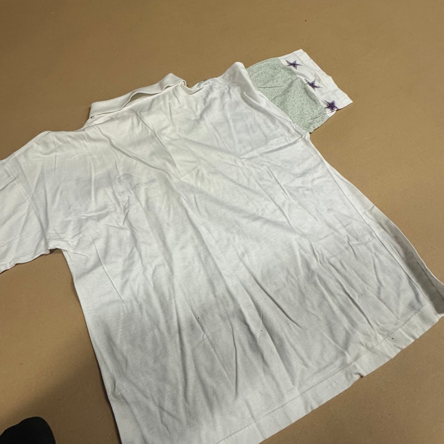 Sergio Tacchini vintage white summer polo