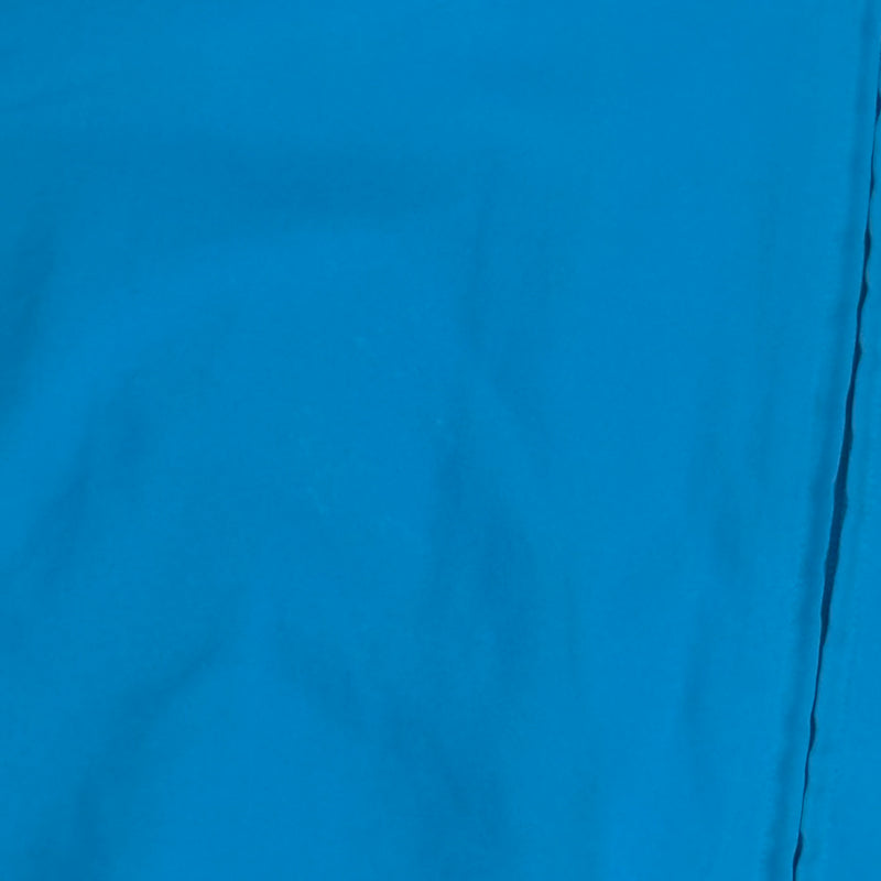 Detailansicht: Sourced limited accessories and clothes Vintage blue Adidas raincoat – Logo, Nähte oder Material